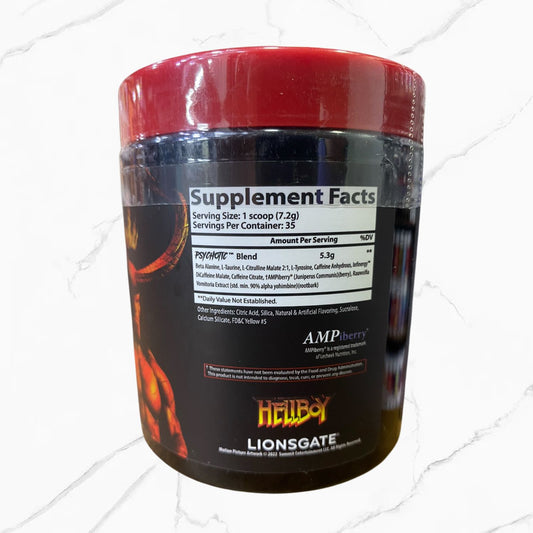 Insane Labz Psychotic High Stim Hellboy Pre-Workout Lemonade 35 Servings