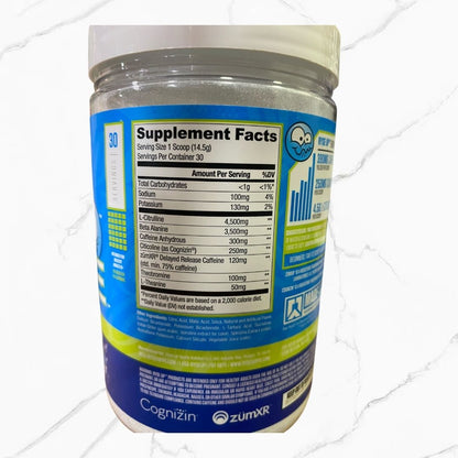 Ryse Sour Punch Loaded Pre Sour Blue Raz 30 servings
