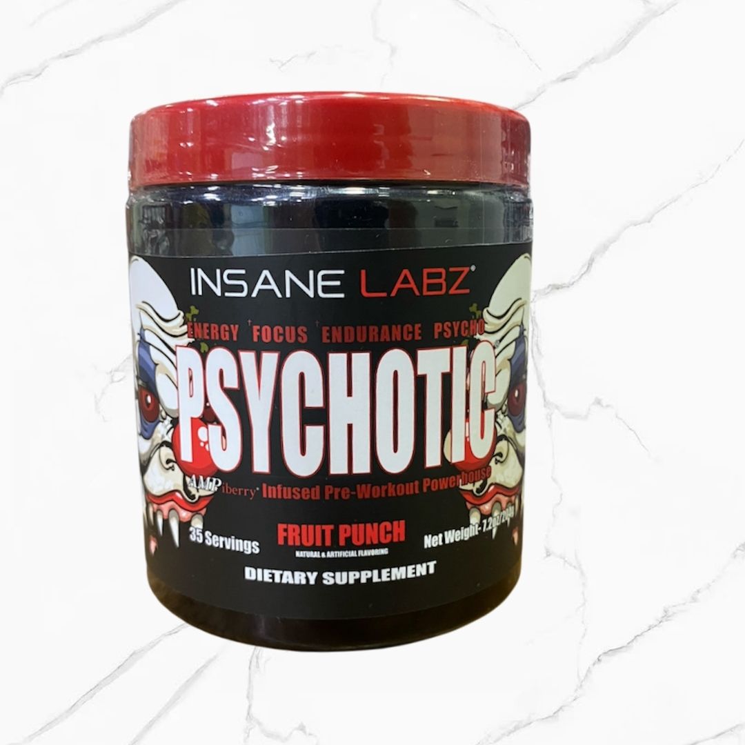 Insane Labz Psychotic Pre-Workout Fruit Punch 35 servings