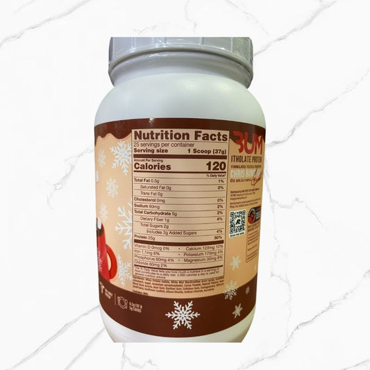 Raw Nutrition CBum Itholate Protein Grandmas Froth-Ted Hot Cocoa 25 servings