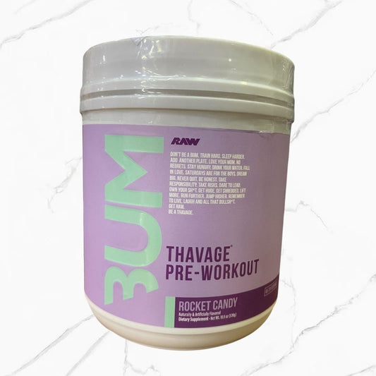 Raw Nutrition CBum Thavage Pre-Workout Rocket Candy 40/20 servings