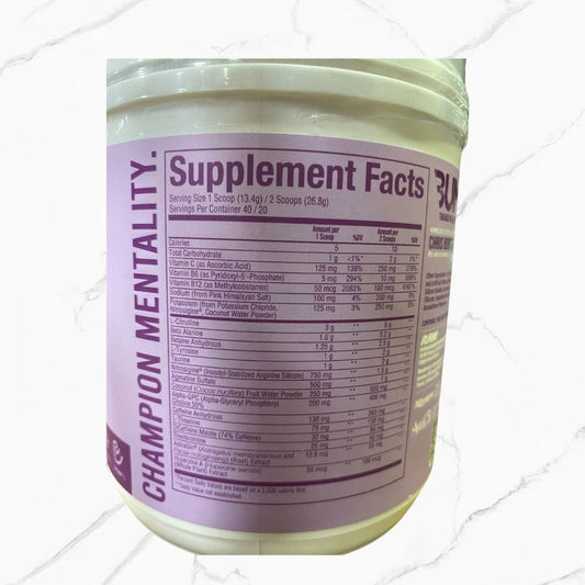 Raw Nutrition CBum Thavage Pre-Workout Rocket Candy 40/20 servings
