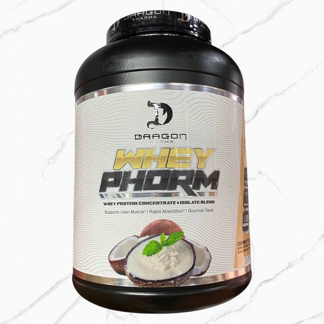 Dragon Pharma Whey Phorm Concentrate e Isolate Blend Coconut Ice Cream 5Lbs