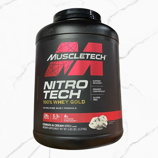 Nitro-Tech Whey Gold Cookies and Cream 5Lbs