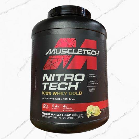 Nitro-Tech Whey Gold French Vanilla Ice Cream 5Lbs