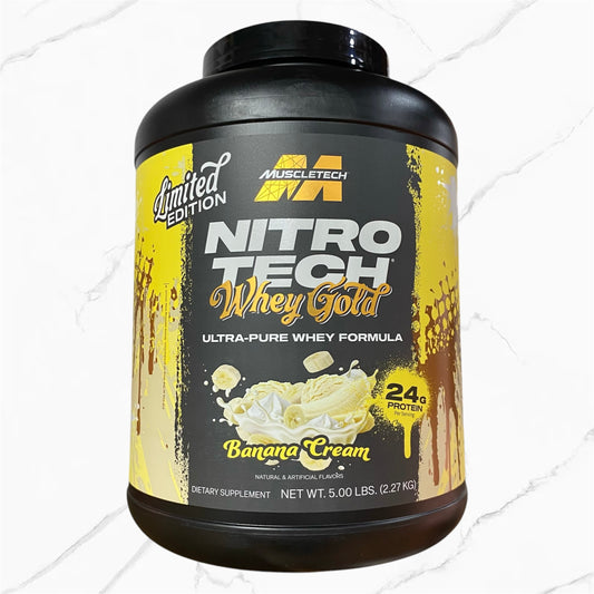 Nitro-Tech Whey Gold Banana Cream 5Lbs