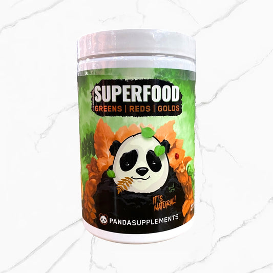 Panda Supplements Superfood Greens Reds Golds Orange 258g