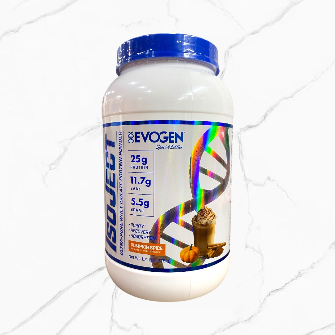 Evogen Isoject Ultra-Pure Whey Isolate Protein Chocolate Pumpkin Spice 1.71Lbs