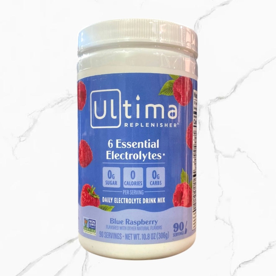 Ultima Replenisher 6 Essential Electrolytes Blue Raspberry 90 servings