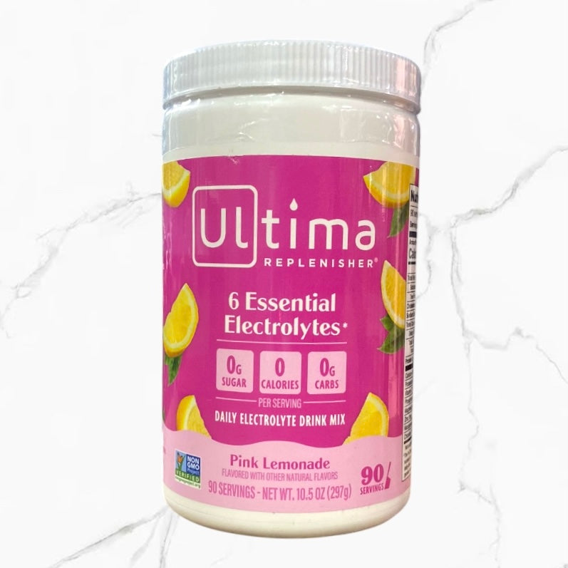 Ultima Replenisher 6 Essential Electrolytes Pink Lemonade 90 servings