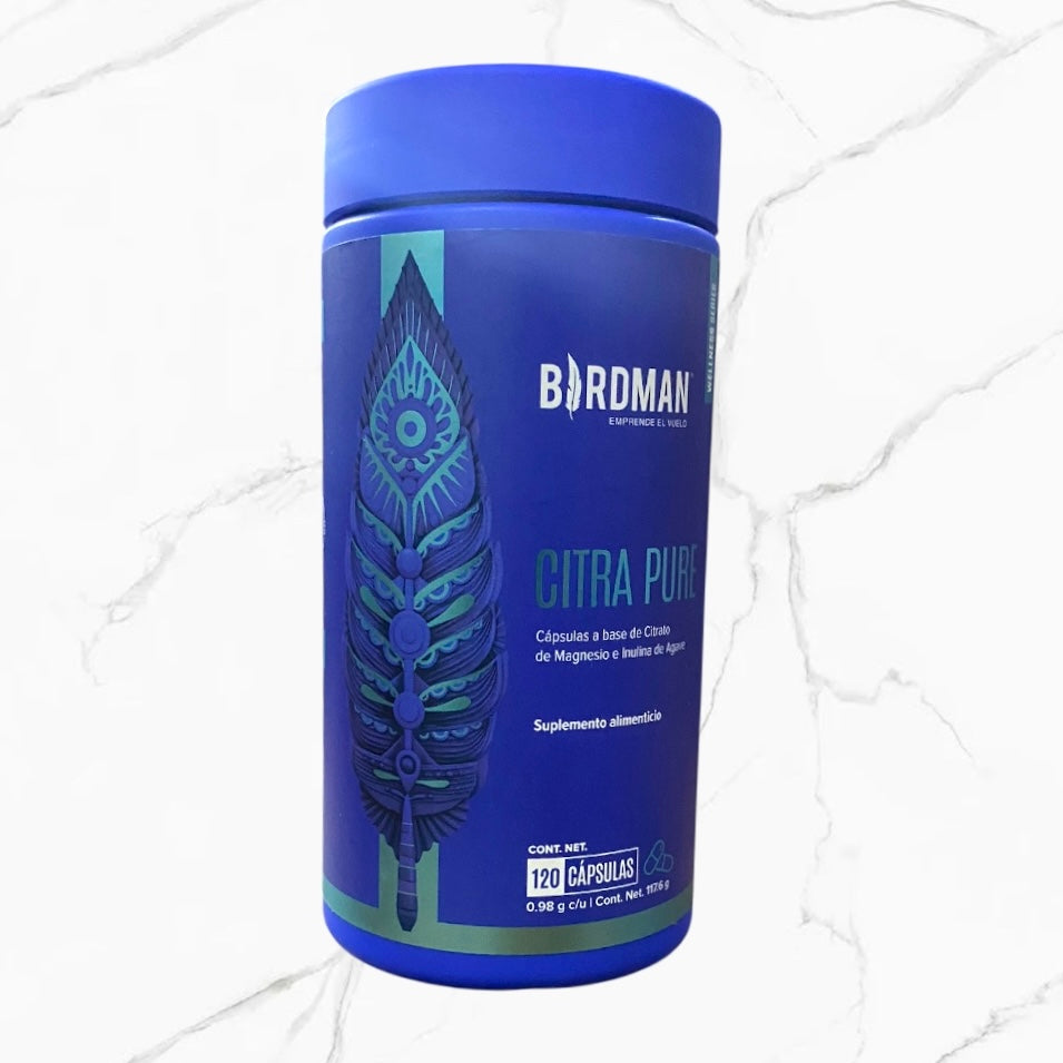 Birdman Citra Pure Citrato de Magnesio (120 cápsulas)