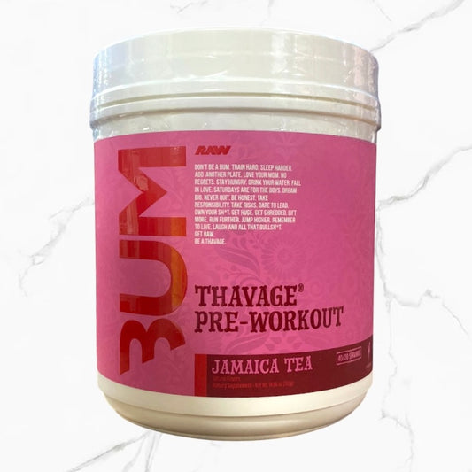 Raw Nutrition CBum Thavage Pre-Workout Jamaica Tea 40/20 servings