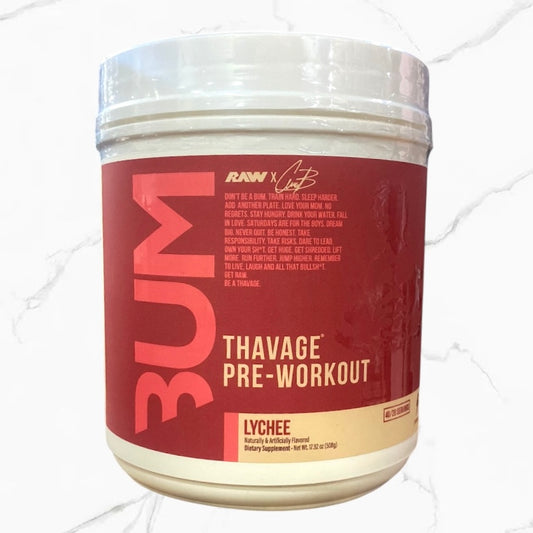 Raw Nutrition CBum Thavage Pre-Workout Lychee 40/20 servings