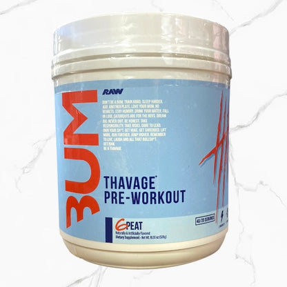 Raw Nutrition CBum Thavage Pre-Workout 6 Peat 40/20 servings
