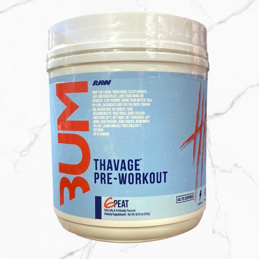 Raw Nutrition CBum Thavage Pre-Workout 6 Peat 40/20 servings