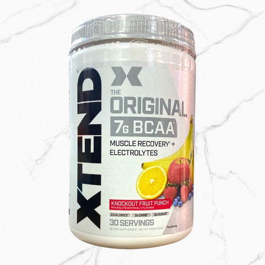 Xtend BCAA Muscle Recovery + Electrolytes Knockout Fruit Punch 30 servings