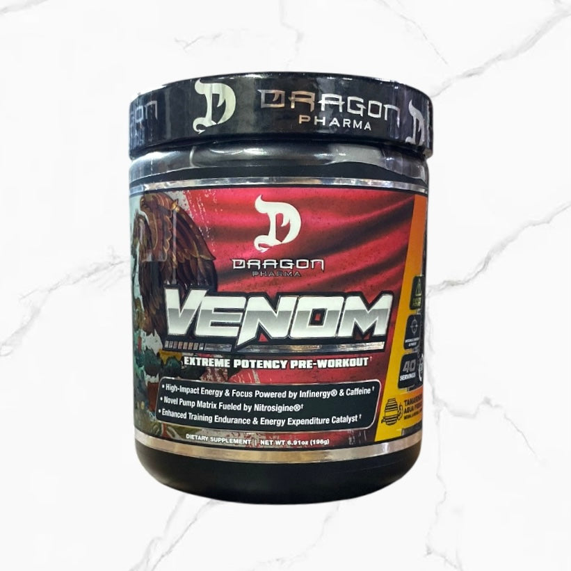 Dragon Pharma Venom Pre-Workout Tamarindo Agua Fresca 40 servings 196g