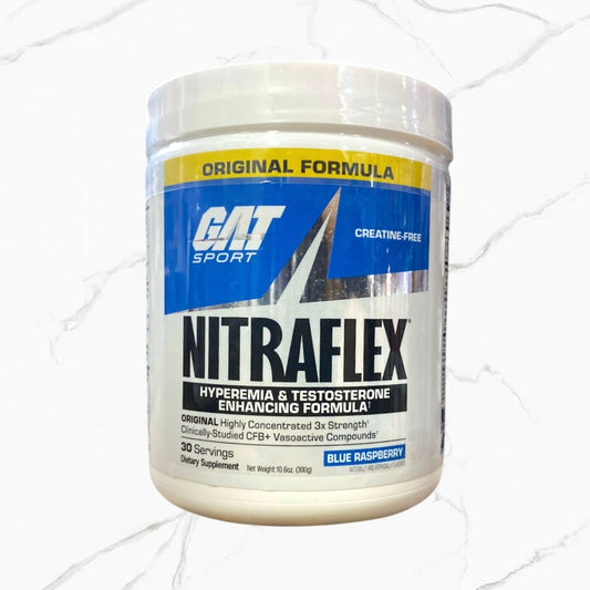 GAT Sport Nitraflex Pre-Workout Blue Raspberry 30 servings