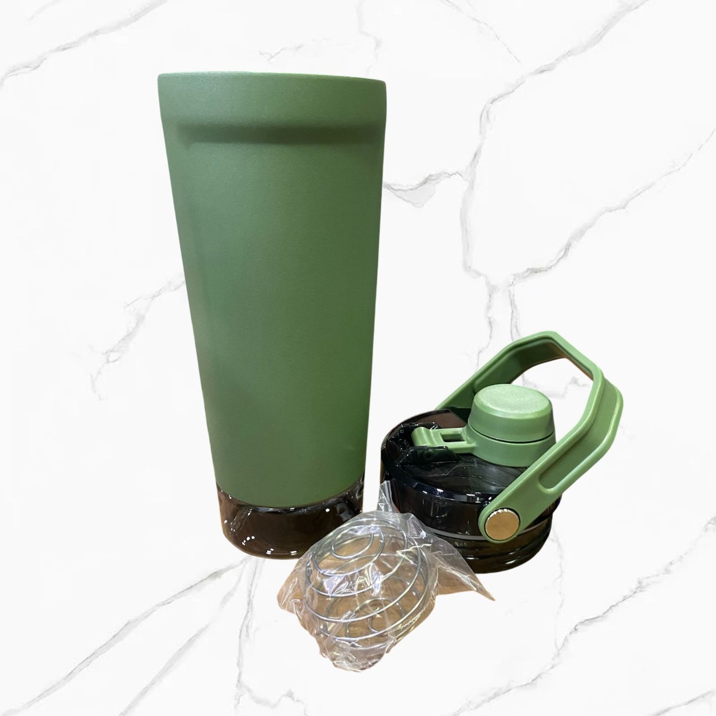 Shaker Bottle Verde Olivo