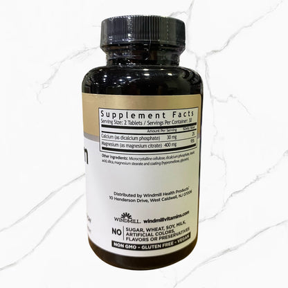 Windmill Magnesium Citrate 400mg 60 Tabletas 30 Servings