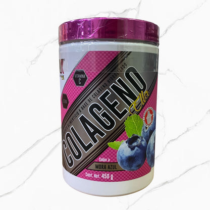 Advance Nutrition Colageno Ella Sabor Mora Azul 450g