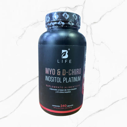 B Life MYO &D-CHIRO Inositol Platinum 240 Capsulas