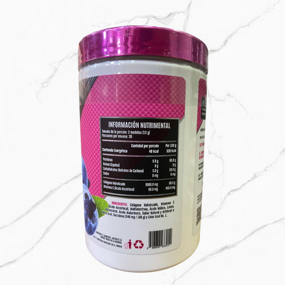 Advance Nutrition Colageno Ella Sabor Mora Azul 450g